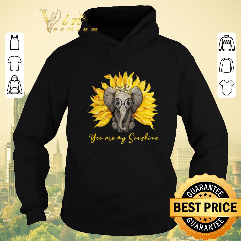 Pretty You are my sunshine elephant sunflower shirt sweater 4 - Pretty You are my sunshine elephant sunflower shirt sweater