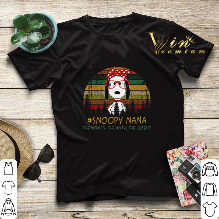 Snoopy Nana The Woman The Myth The Legend Vintage shirt sweater 4 - Snoopy Nana The Woman The Myth The Legend Vintage shirt sweater