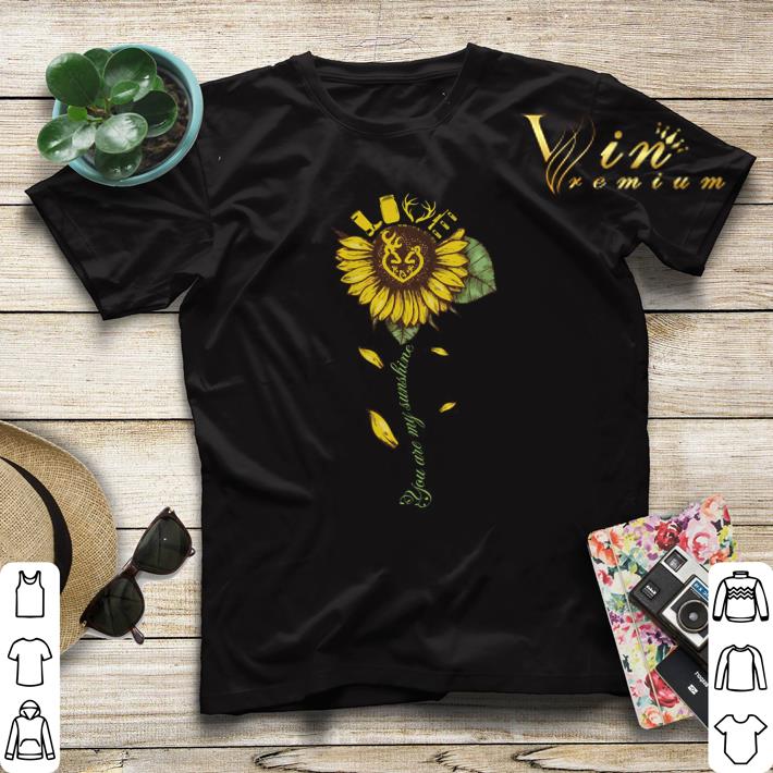 Sunflower deer hunting love deer you are my sunshine shirt sweater 4 - Sunflower deer hunting love deer you are my sunshine shirt sweater
