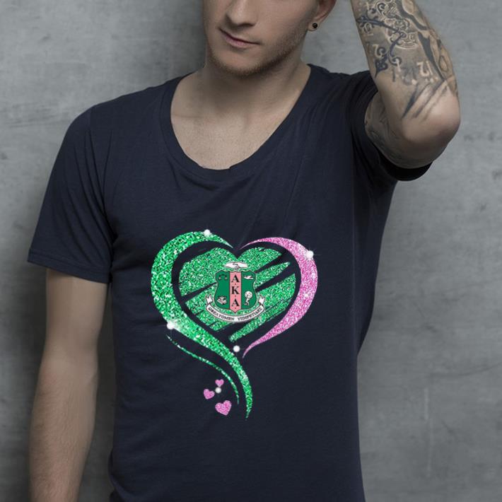 Top Alpha Kappa Alpha Heart Diamond shirt 4 - Top Alpha Kappa Alpha Heart Diamond shirt