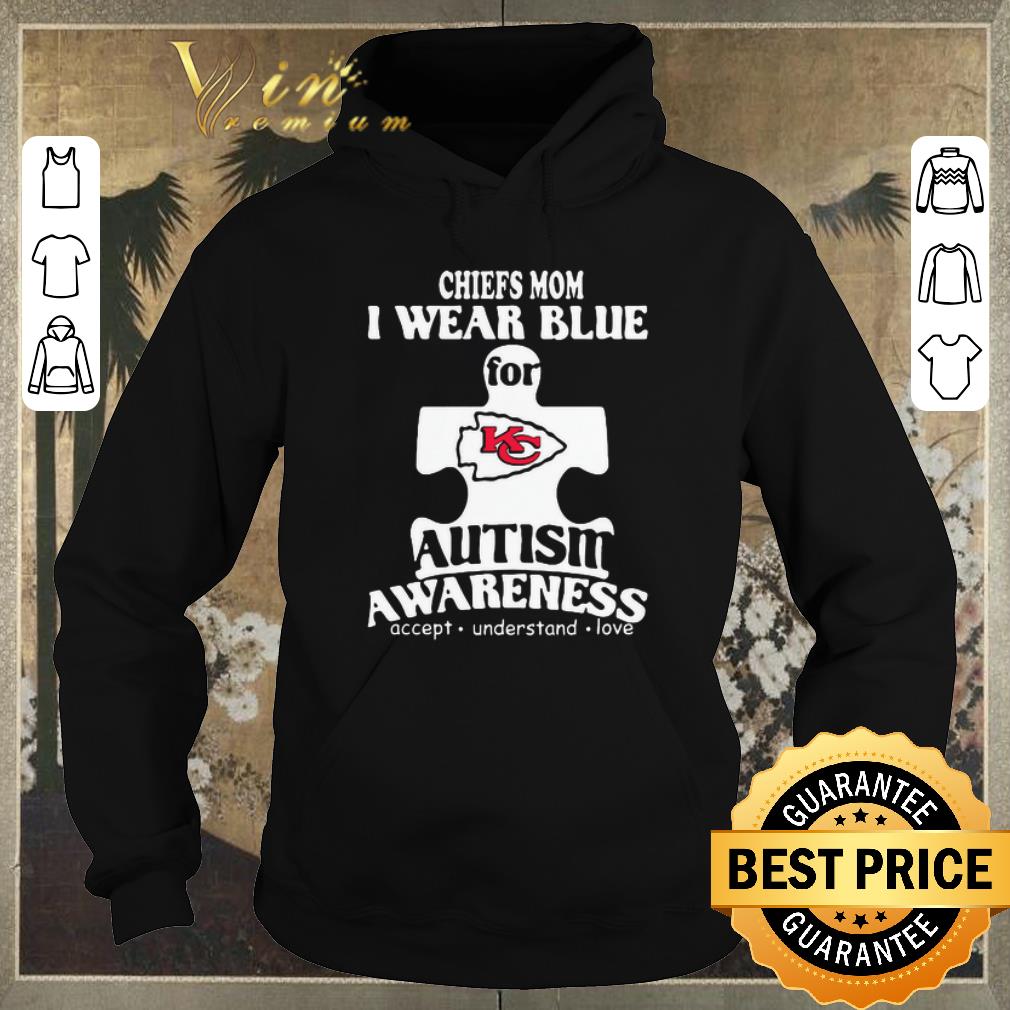 Top Kansas City Chiefs mom i wear blue for Autism awareness shirt sweater Top Kansas City Chiefs mom i wear blue for Autism awareness shirt sweater 4 - Top Kansas City Chiefs mom i wear blue for Autism awareness shirt sweater