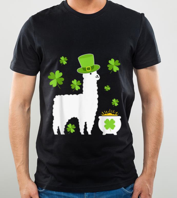 Top Llama Lovers Clovers St Patrick s Day Gift shirt 4 - Top Llama Lovers Clovers St. Patrick's Day Gift shirt