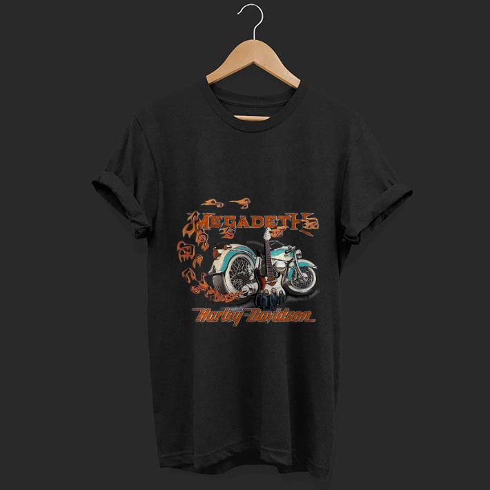 Top Megadeth Motor Harley Davidson shirt 1 - Top Megadeth Motor Harley Davidson shirt