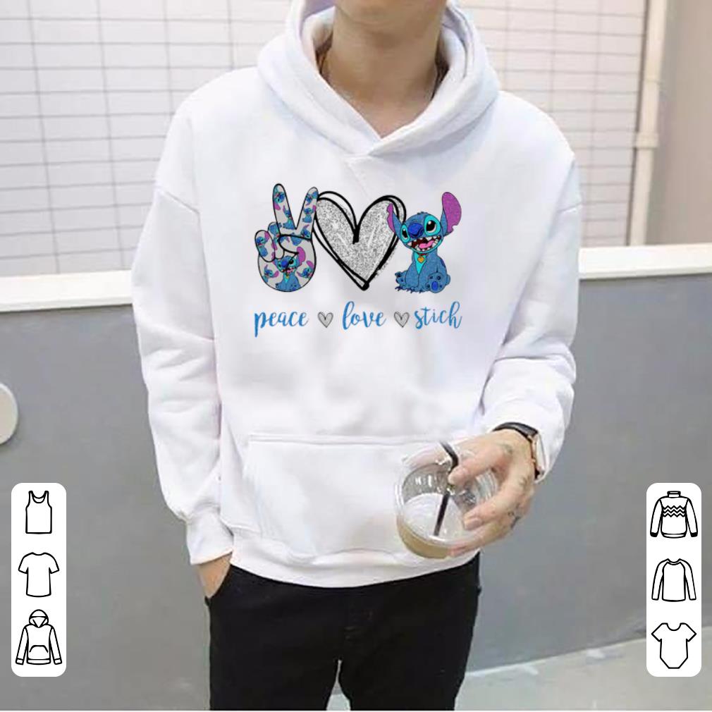 Top Peace Love Stitch shirt 4 - Top Peace Love Stitch shirt