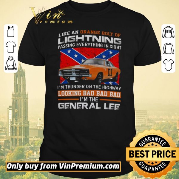 Funny Car Like An Orange Bolt Of Lightning Passing Everything In Sight shirt sweater