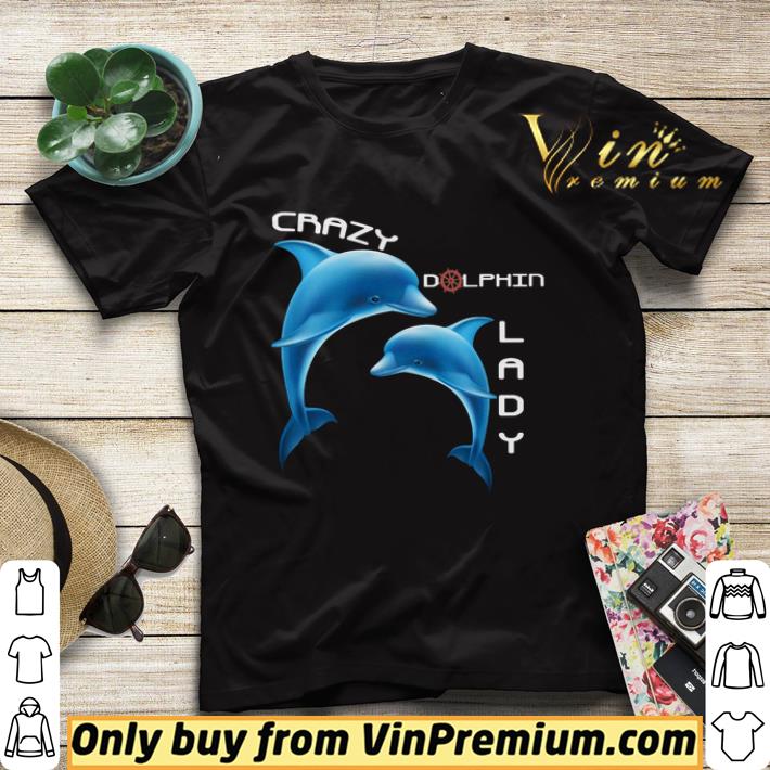 0a6fdf5c crazy dolphin lady shirt sweater 4 - Crazy Dolphin Lady shirt sweater