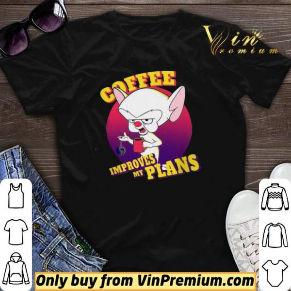 Mouse Coffee Improves My Plans shirt sweater