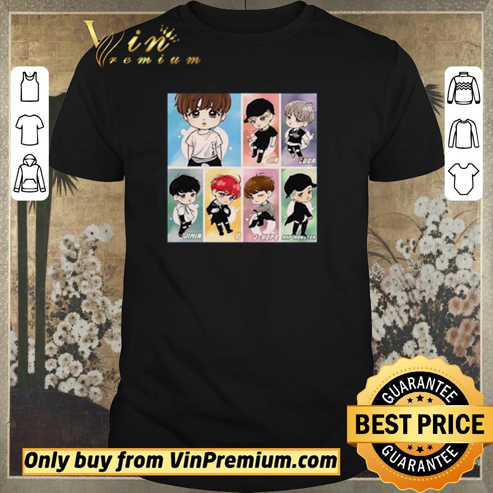 Premium Chibi BTS band member shirt sweater