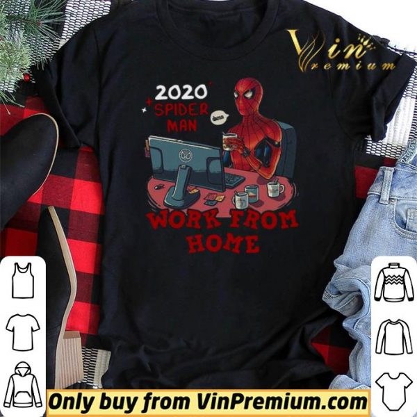 2020 spider man work from home shirt sweater