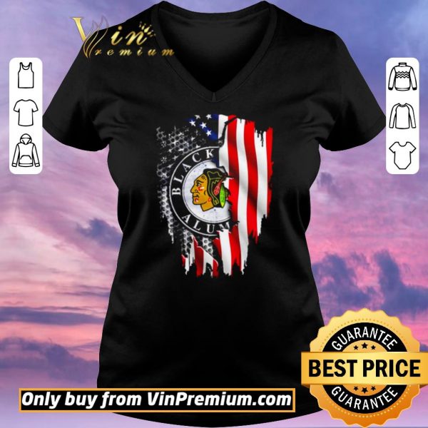 Pretty Chicago Blackhawks Alumni American flag independence day shirt sweater