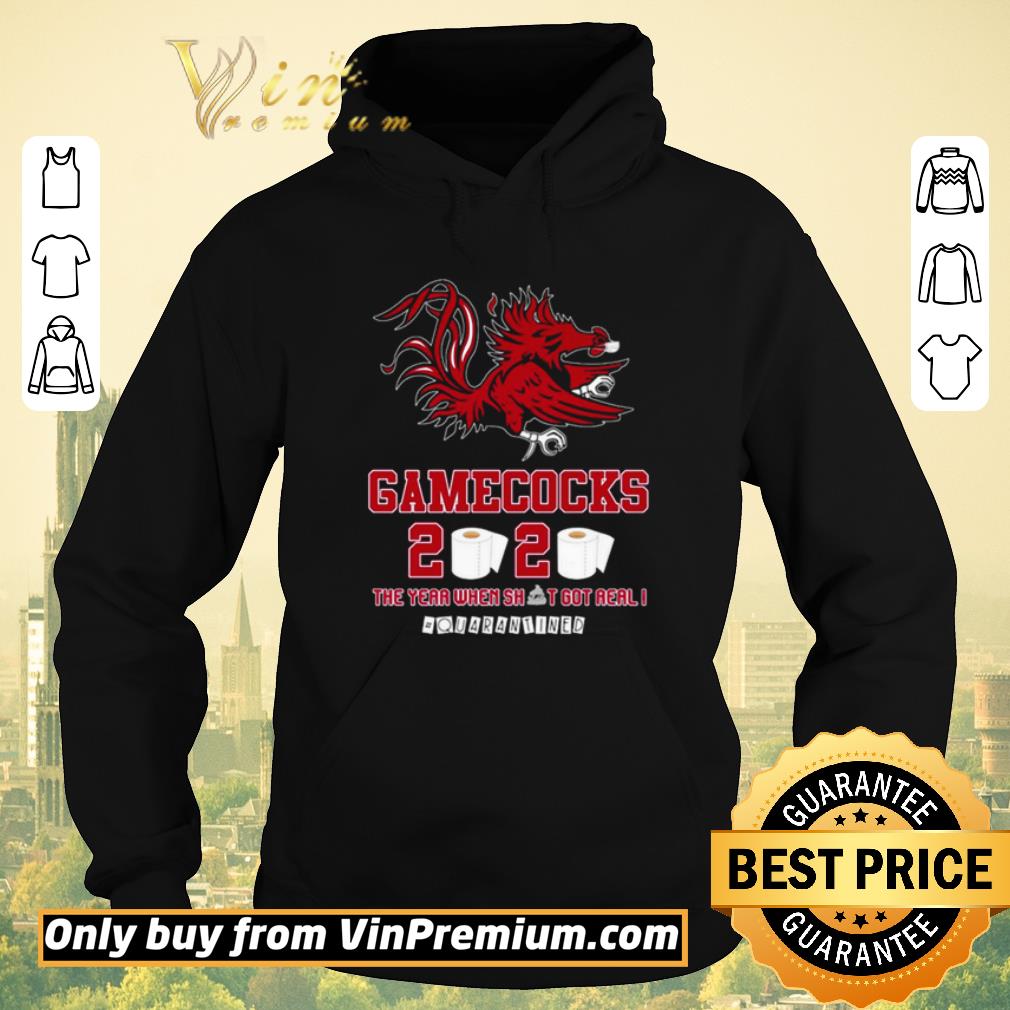 1683e3f5 premium south carolina gamecocks 2020 the year when shit got real quarantined shirt sweater 4 - Premium South Carolina Gamecocks 2020 the year when shit got real #quarantined shirt sweater