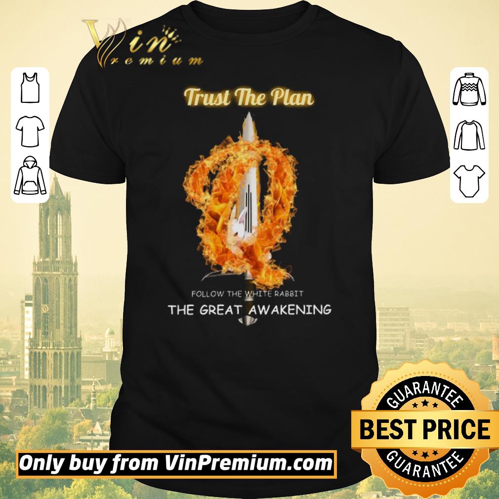 Hot Trust The Plan Follow The White Rabbit The Great Awakening shirt sweater