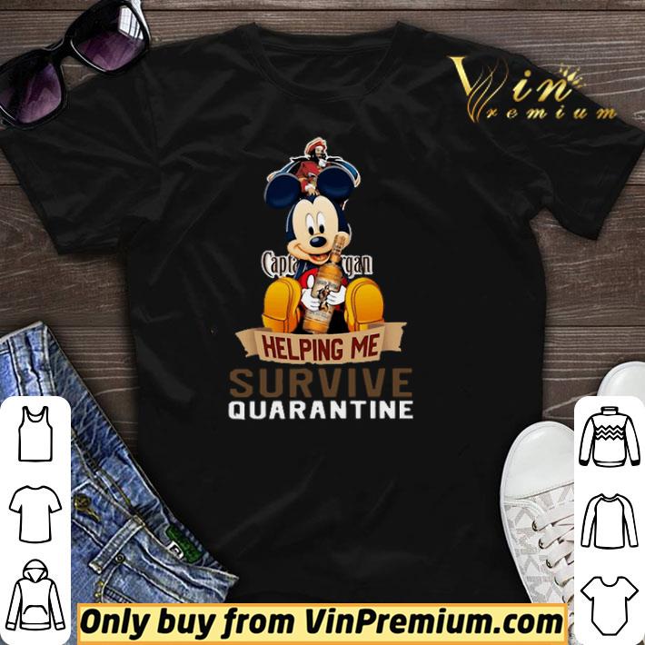 Mickey mouse captain morgan helping me survive quarantine shirt sweater