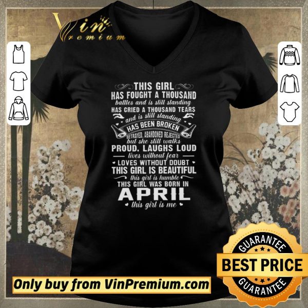 Hot This Girl Has Fought A Thousand Battles And Is Still Standing shirt sweater