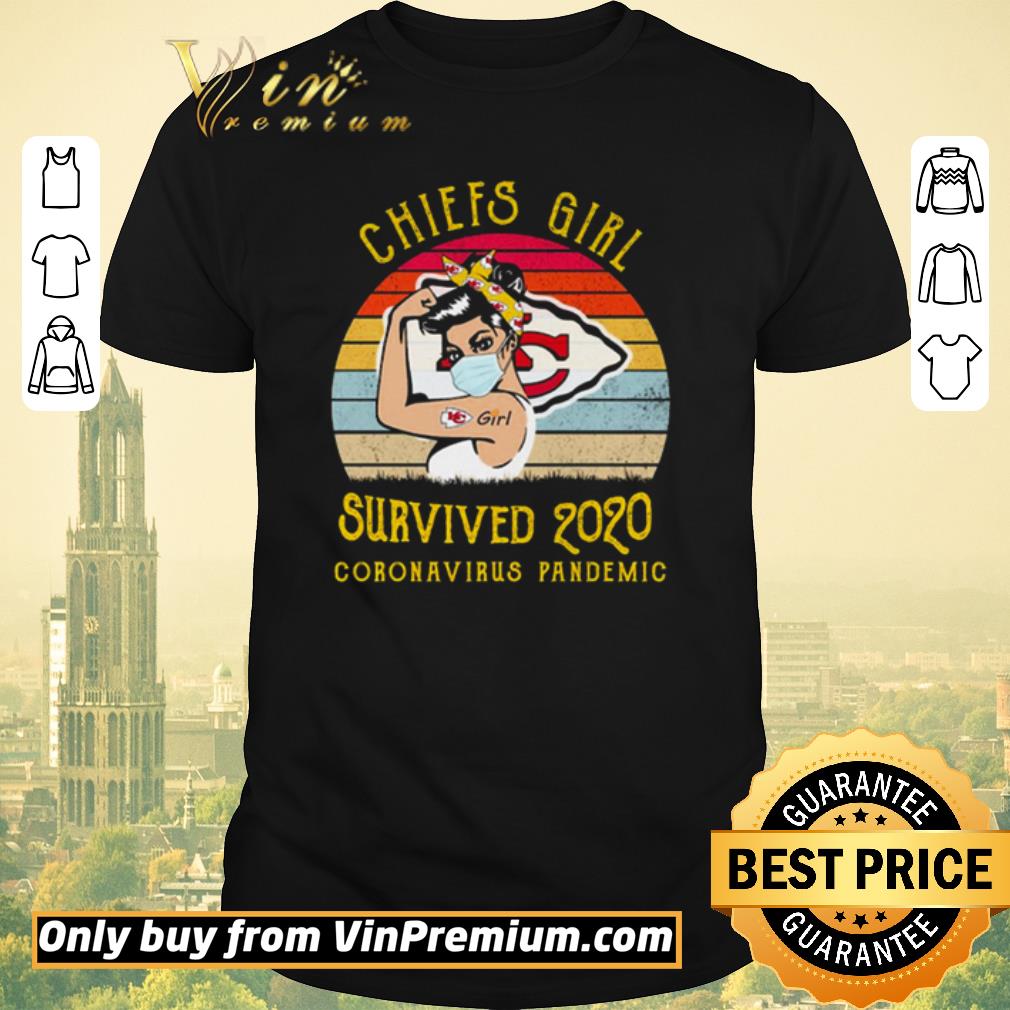 Funny Kansas City Chiefs Girl survived 2020 coronavirus pandemic shirt sweater