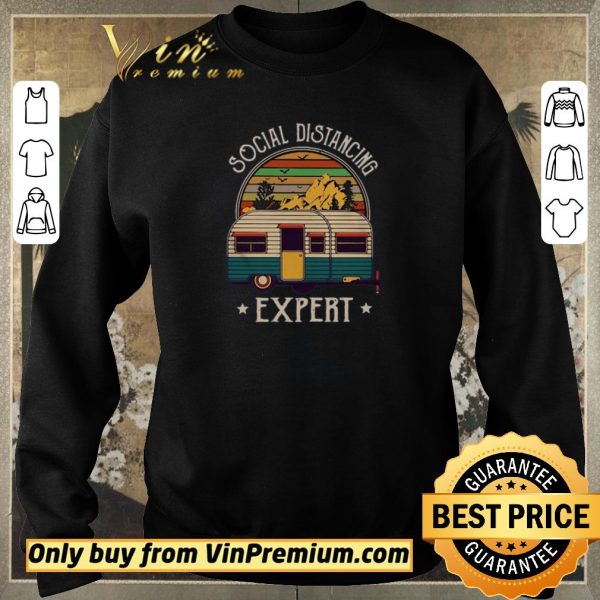 Nice Top Camping Social Distancing Expert Vintage shirt sweater
