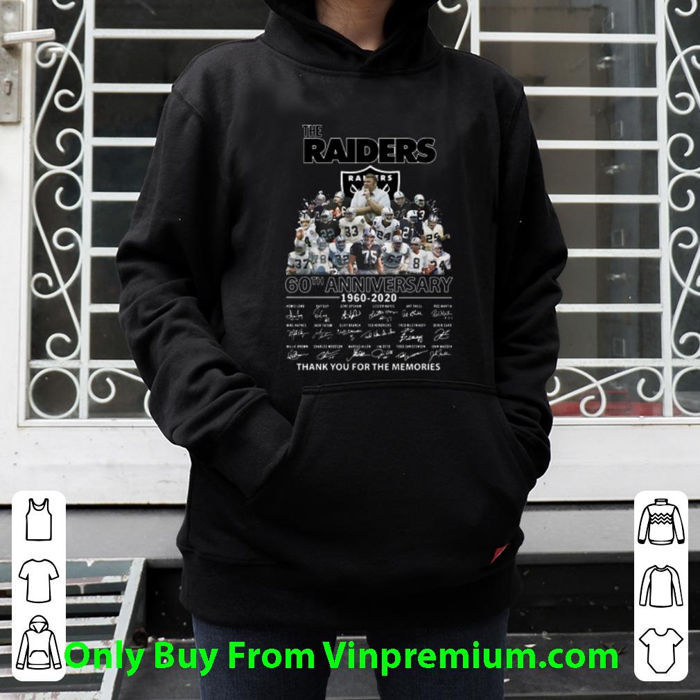 286391d0 pretty the raiders 60th anniversary thank you for the memories signatures shirt 4 - Pretty The Raiders 60th Anniversary Thank You For The Memories Signatures shirt