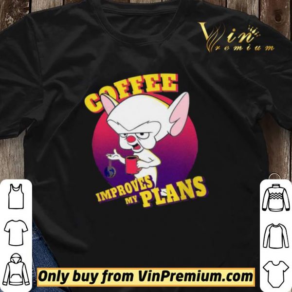 Mouse Coffee Improves My Plans shirt sweater