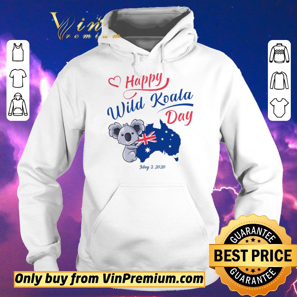 2e58951d original happy wwild koala day may 3 2020 australia flag shirt sweater 4 - Original Happy Wwild Koala Day May 3 2020 Australia Flag shirt sweater