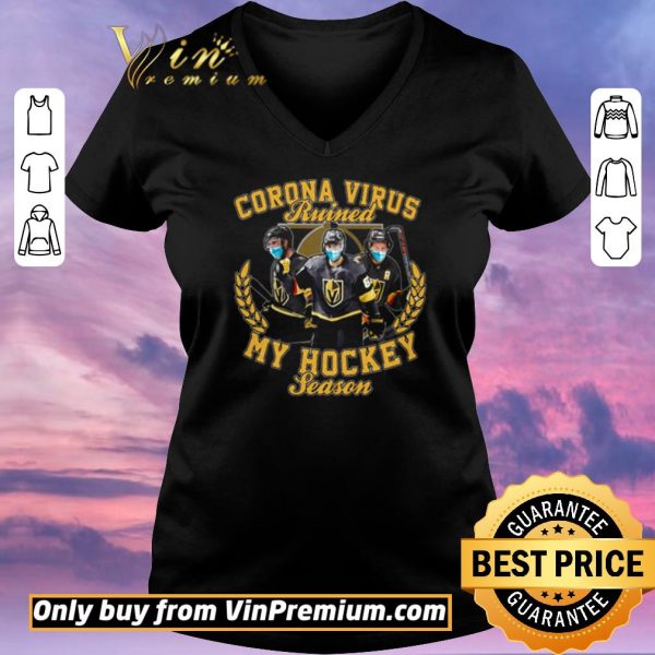 Official Vegas Golden Knights Corona virus ruined my hockey season shirt sweater