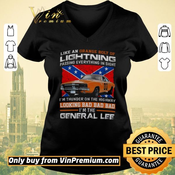 Funny Car Like An Orange Bolt Of Lightning Passing Everything In Sight shirt sweater