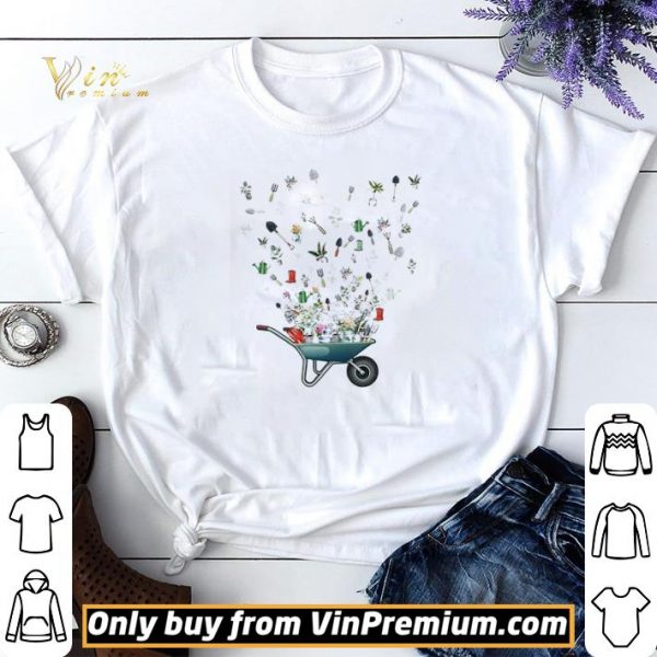 Wheelbarrow garden flying shirt sweater