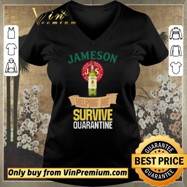 Funny Jameson helping me survive quarantine Covid-19 shirt sweater