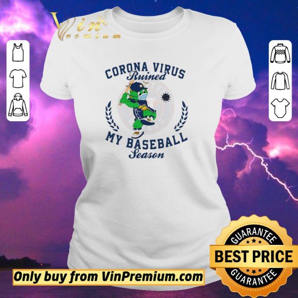 Funny Houston Astros Corona Virus Ruined My Baseball Season shirt sweater