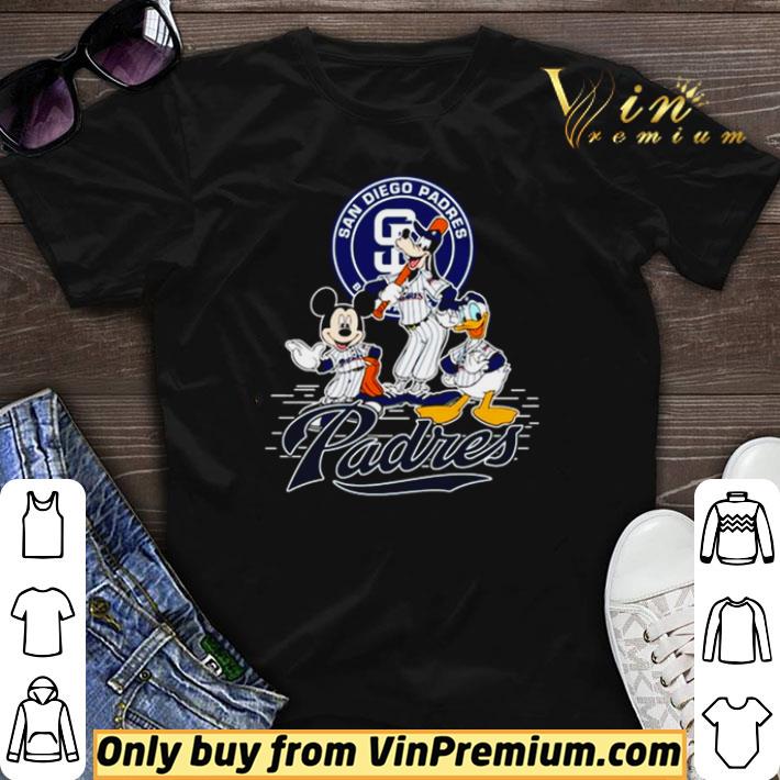 Mickey Mouse Goofy and Donald Duck San Diego Padres shirt sweater