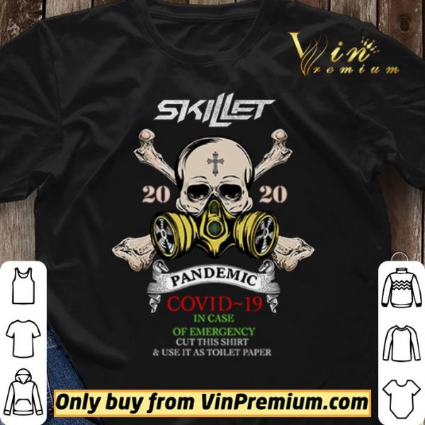 Skull Skillet Pandemic Covid-19 2020 in case of emergency cut this shirt sweater