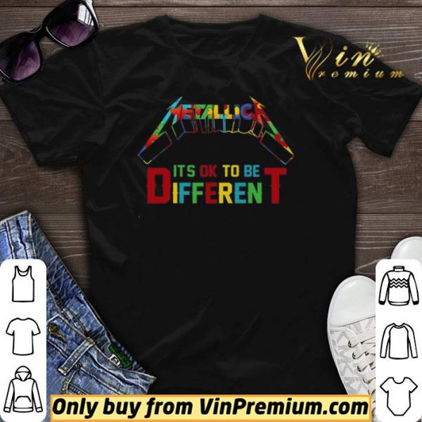 Metallic Autism It's Ok To Be Different shirt sweater