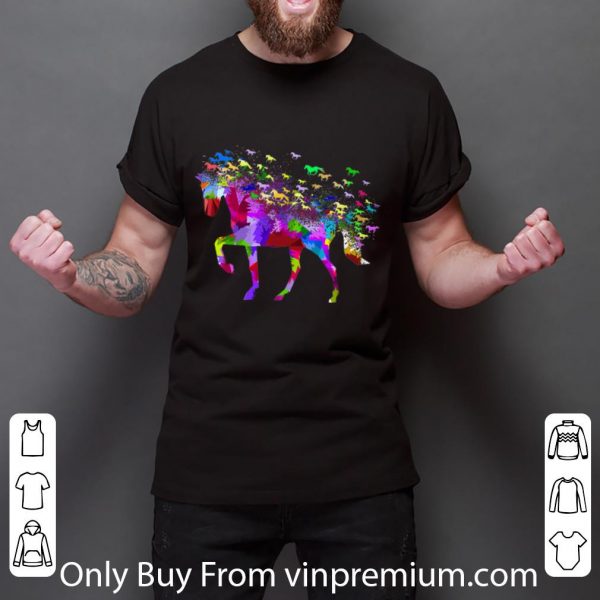 Awesome Horses Colorful shirt