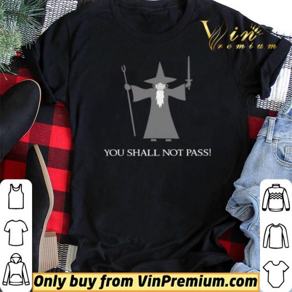 The Lord of the Rings Gandalf Mask You Shall Not Pass shirt sweater