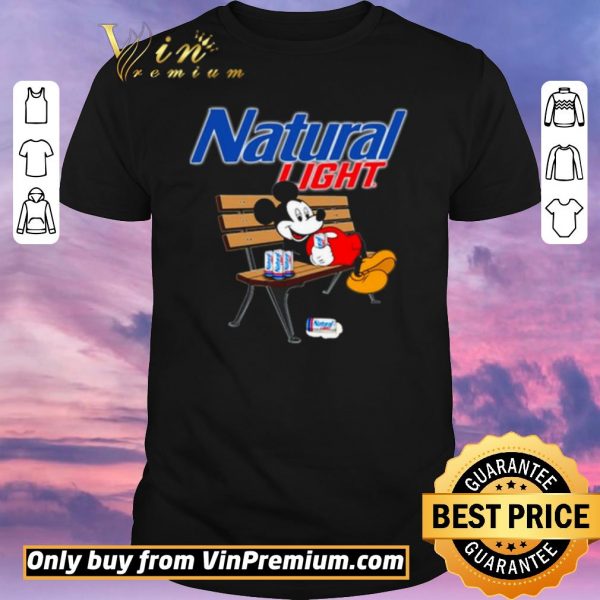 Official Mickey Mouse drink Natural Light shirt sweater