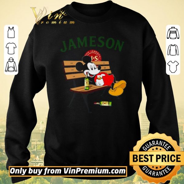 Pretty Mickey Mouse drink Jameson Irish Whiskey shirt sweater
