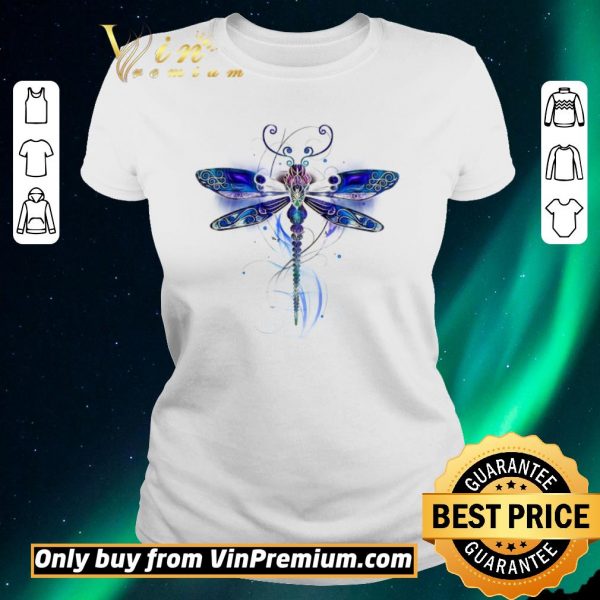 Original abstract dragonfly shirt sweater
