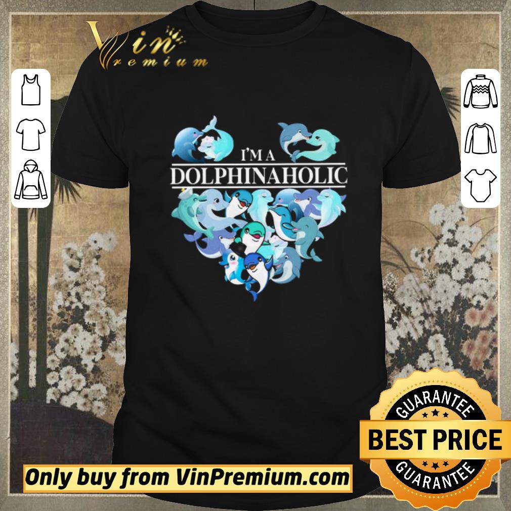 Hot I'm A Dolphin Aholic Heart shirt sweater