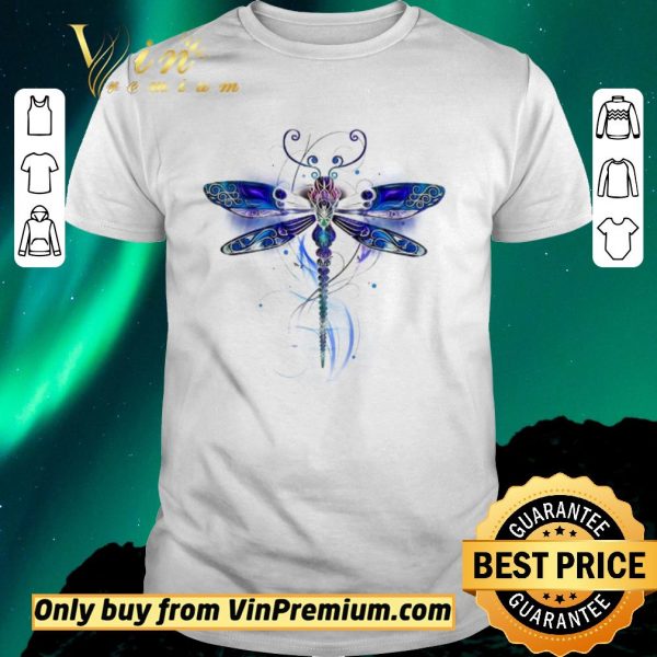 Original abstract dragonfly shirt sweater