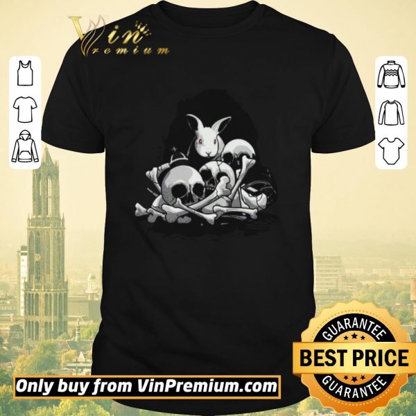 Pretty Rabbit & Skull shirt sweater