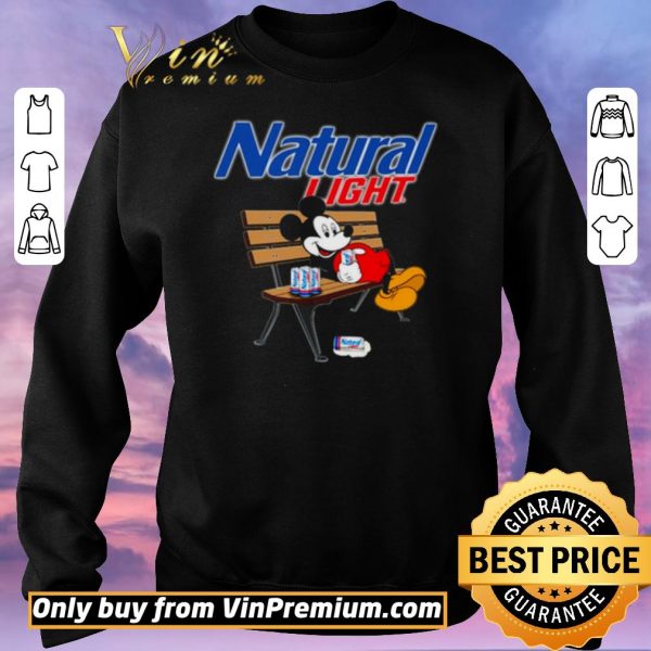 Official Mickey Mouse drink Natural Light shirt sweater