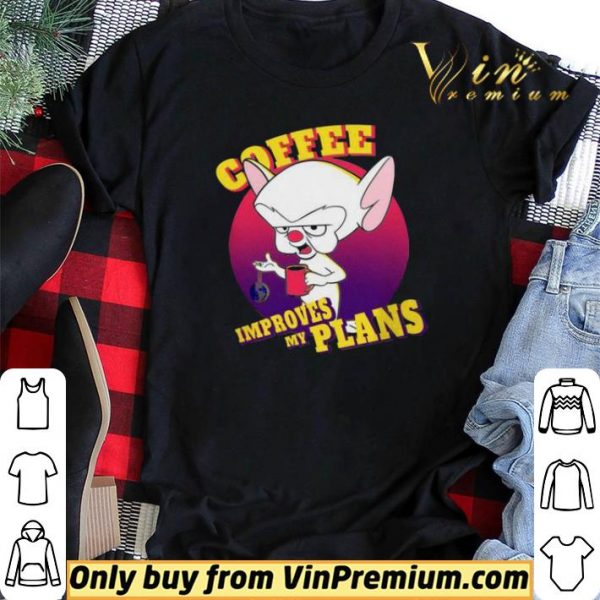 Mouse Coffee Improves My Plans shirt sweater