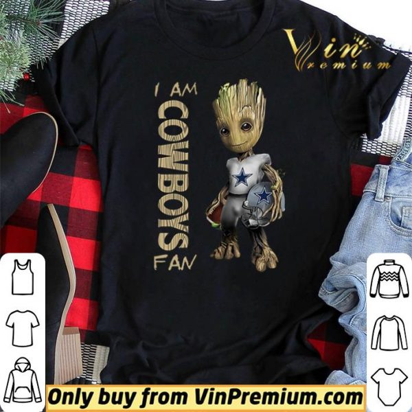 Baby Groot I am Dallas Cowboys Fan shirt sweater