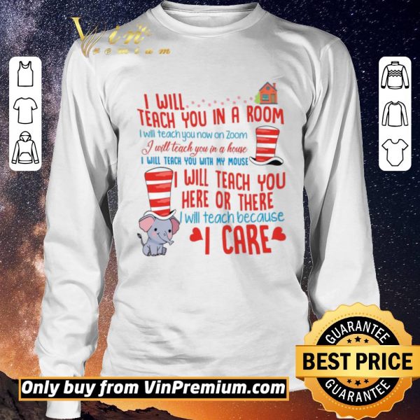 Awesome Elephant I Will Teach You In A Room I Will Teach You Now On Zoom shirt sweater