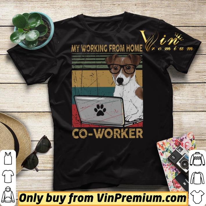 6331a887 pit bull terrier my working from home co worker vintage shirt sweater 4 - Pit Bull Terrier My Working From Home Co Worker Vintage shirt sweater