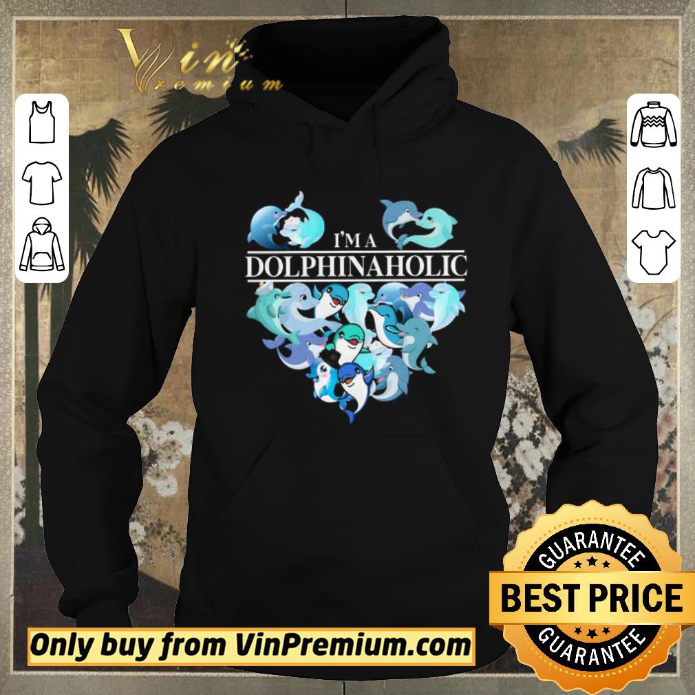 6381d87c hot i m a dolphin aholic heart shirt sweater 4 - Hot I'm A Dolphin Aholic Heart shirt sweater