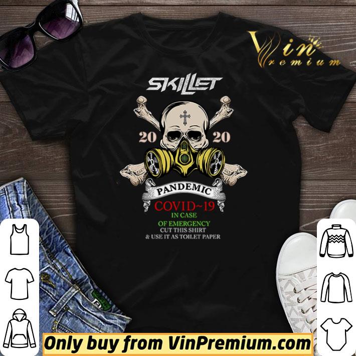 Skull Skillet Pandemic Covid-19 2020 in case of emergency cut this shirt sweater