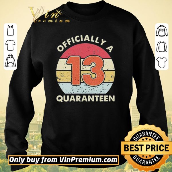 Awesome 21st Birthday 2020 Quarantined Funny Vintage Gift 2020 shirt sweater