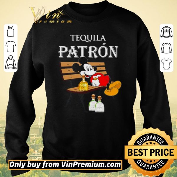 Official Mickey Mouse drink Tequila Patron shirt sweater