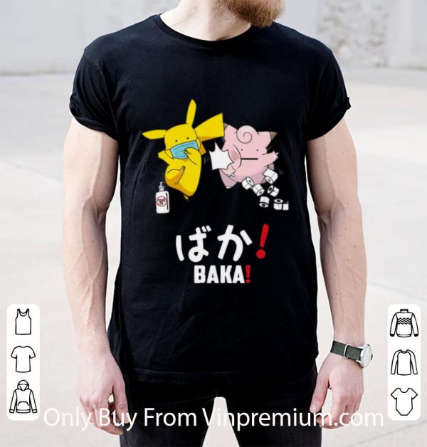 Premium Pikachu Slap Jigglypuff Mask Covid 19 Toilet Paper Baka shirt