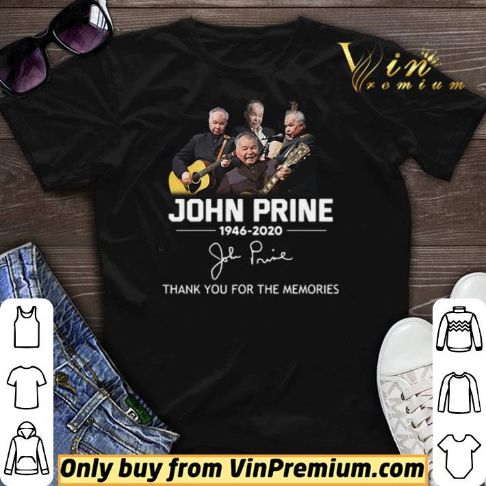 John Prine 1946 2020 thank you for the memories signature shirt sweater